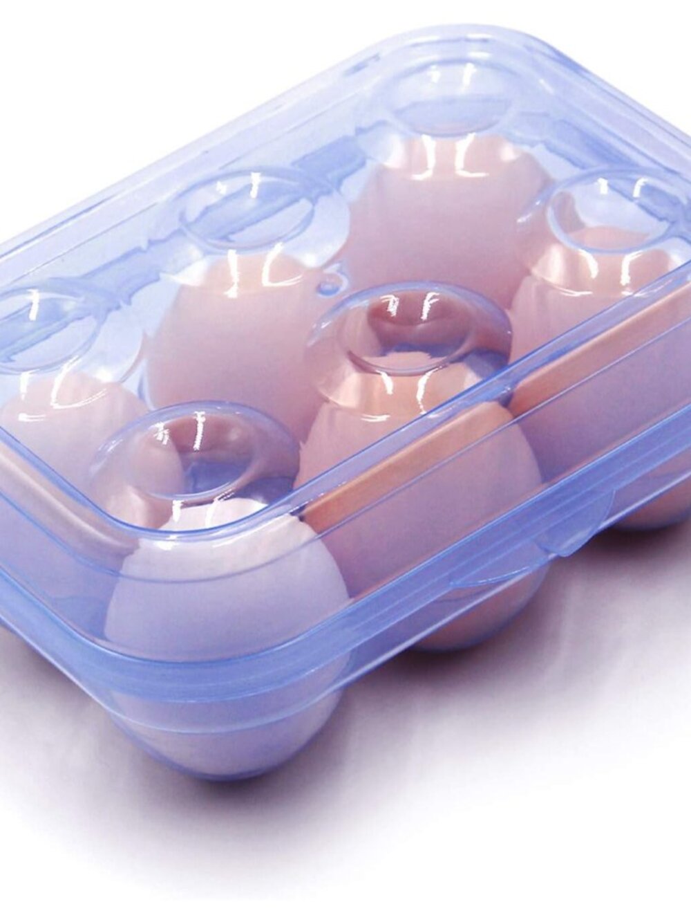 6 Grid Egg Storage Box Refrigerator Crisper Egg Protection Box Portable Egg Carr